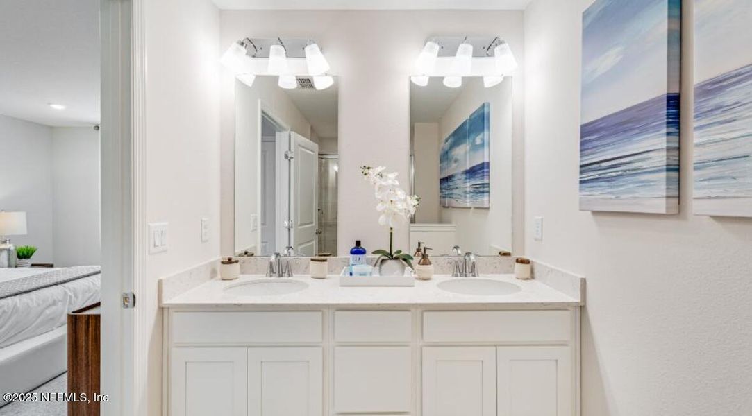 Furnished interior view inside a new home in , St. Augustine (Image 14).