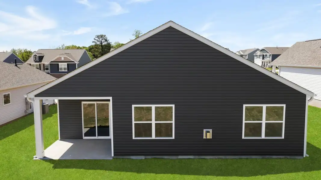 Exterior details and patio area of a home in Hunters Ridge, Woodruff (Image 21).