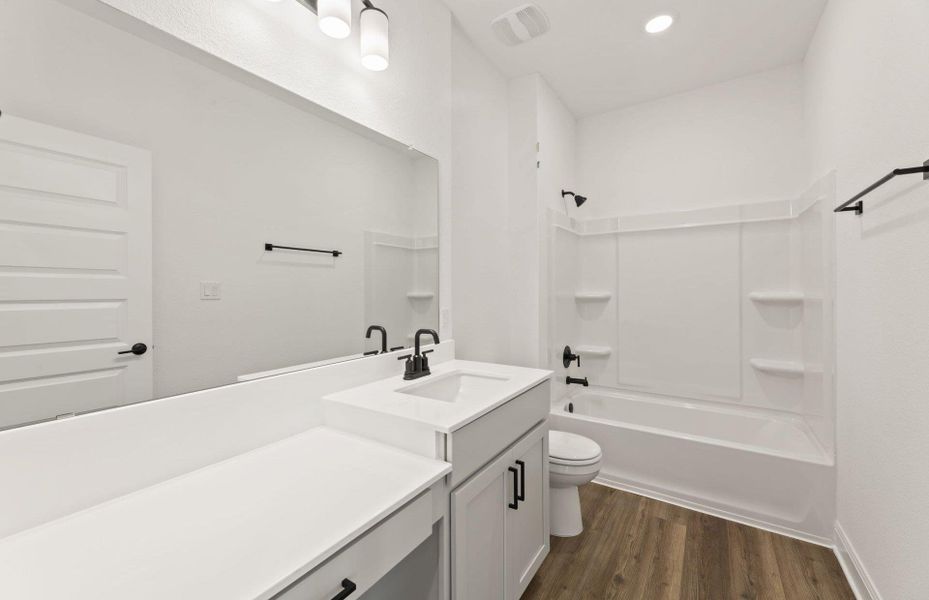 Furnished interior view inside a new home in Santa Rita Ranch, Liberty Hill (Image 6).