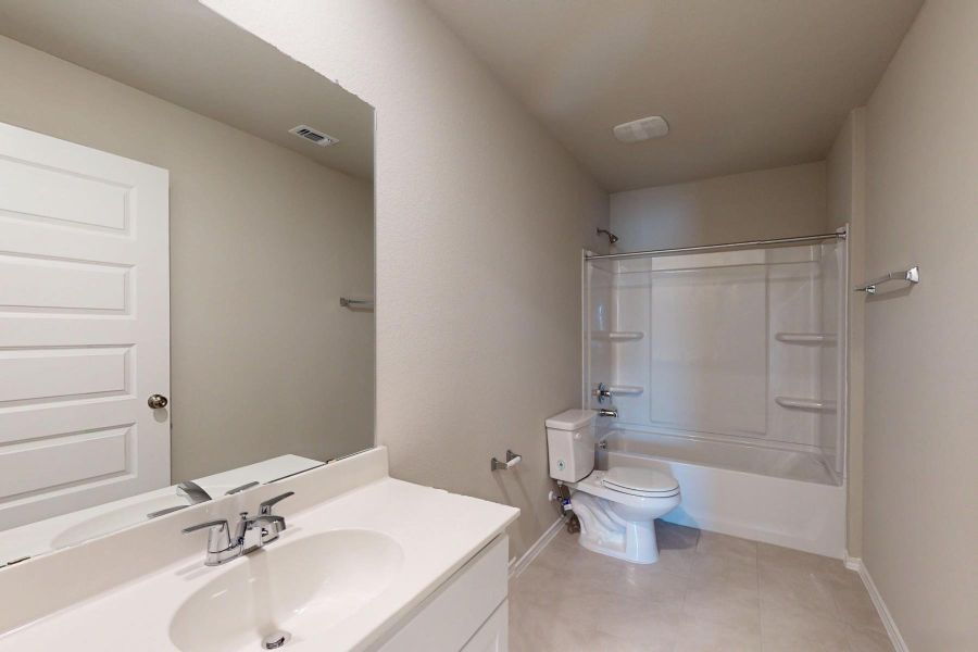 Furnished interior view inside a new home in Carillon, Manor (Image 7). Furnished interior view inside a new home in Carillon, Manor (Image 7).