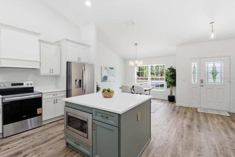 Furnished interior view inside a new home in , Crystal River (Image 15).