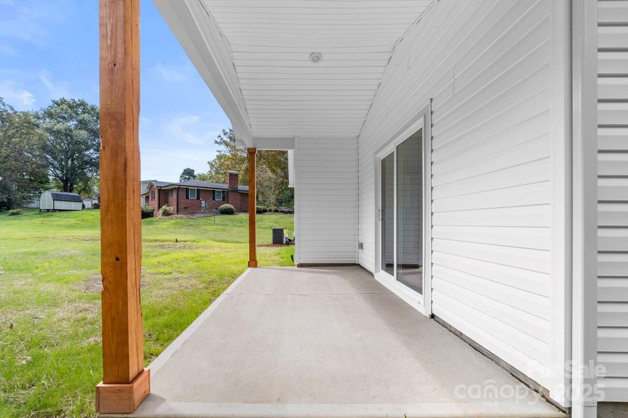 Exterior details and patio area of a home in , Cherryville (Image 20). Exterior details and patio area of a home in , Cherryville (Image 20).