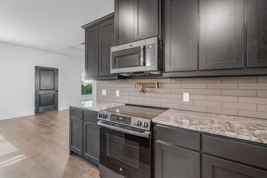 Furnished interior view inside a new home in , Poolville (Image 10).