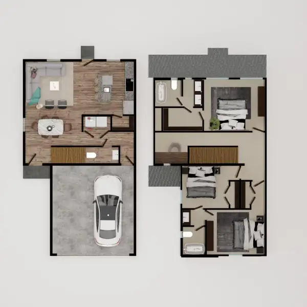 2D floor plan layout of this home in , Conroe, TX (Image 3). 2D floor plan layout of this home in , Conroe, TX (Image 3).