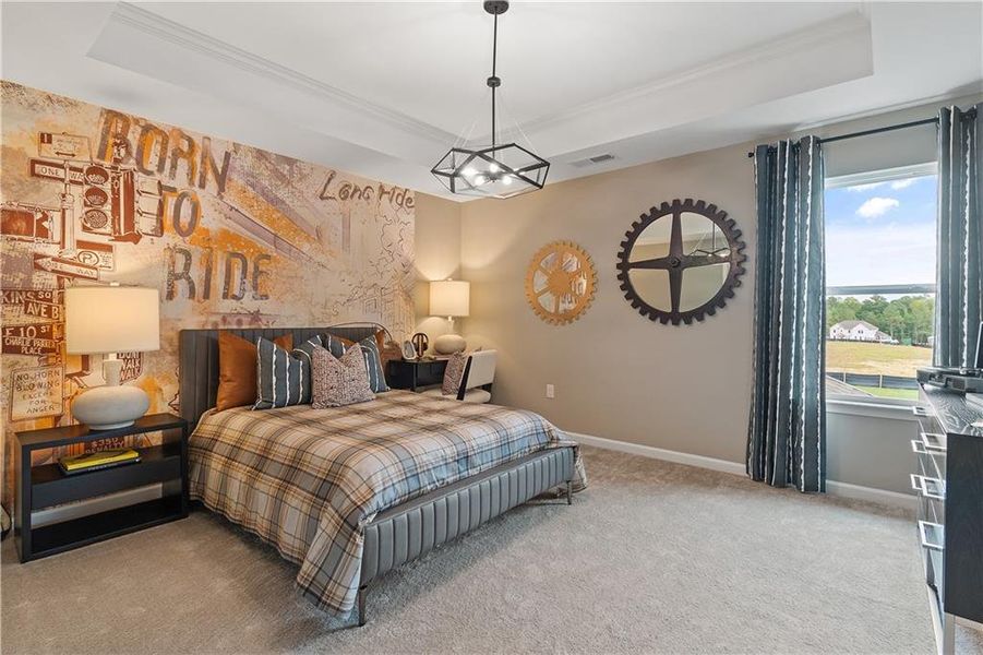 Furnished interior view inside a new home in Northcroft, Lawrenceville (Image 11).