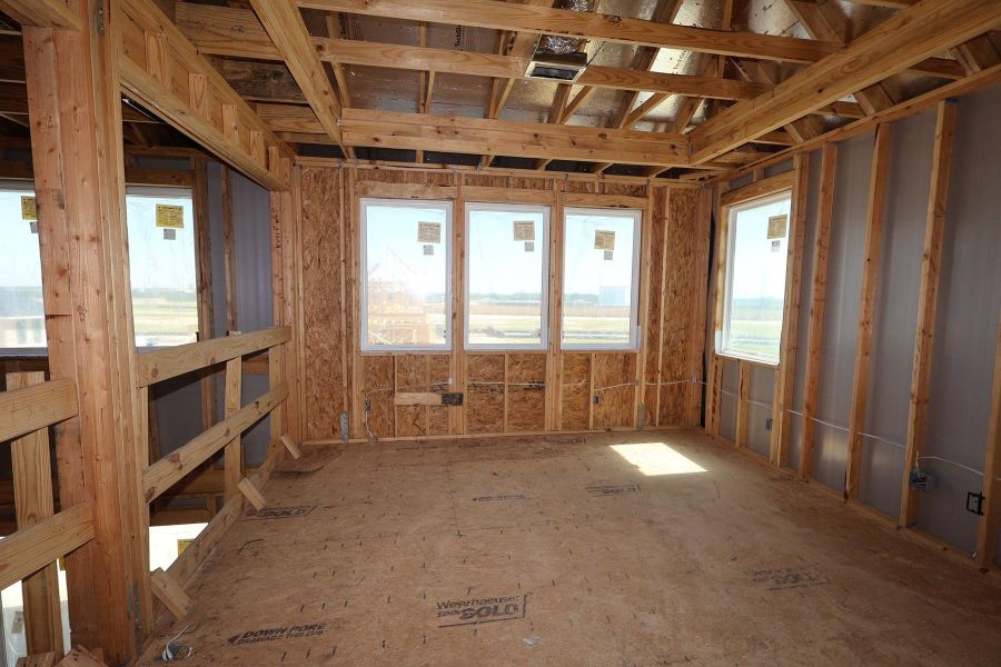 In-progress construction of a new home in Dunham Pointe, Cypress, TX (Image 29).