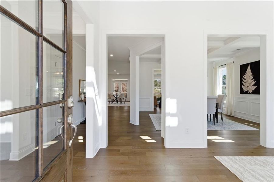 Furnished interior view inside a new home in The Estates at Hurricane Pointe, Douglasville (Image 9).