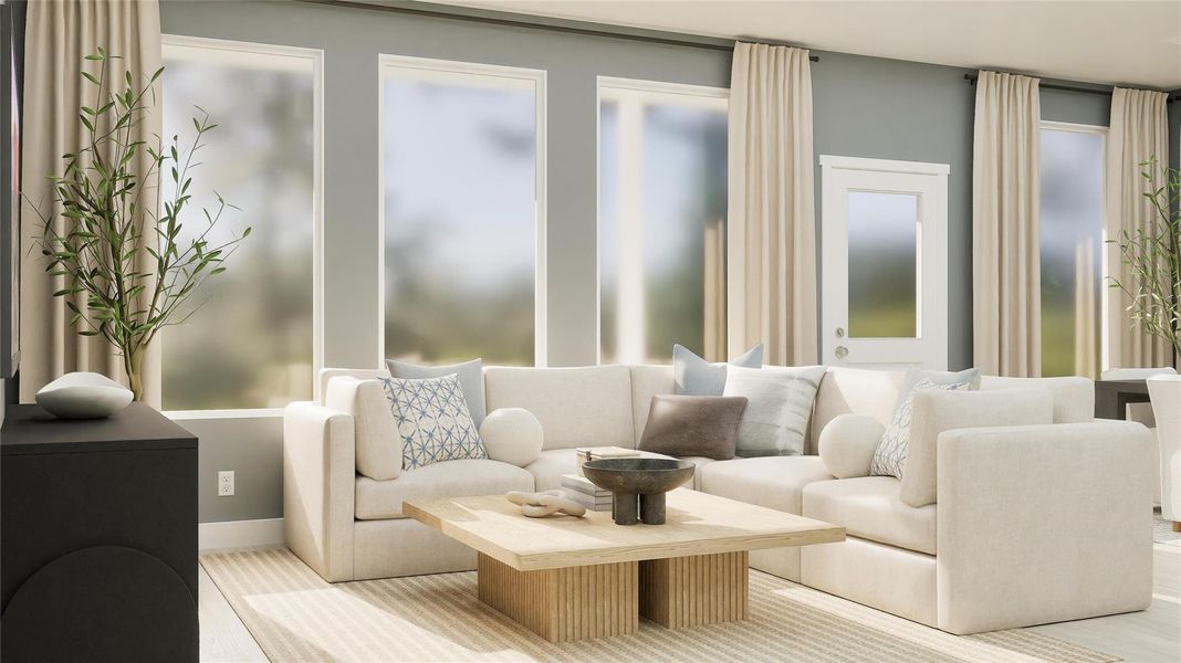 Furnished interior view inside a new home in Pleasant Hill, Bryan (Image 8).