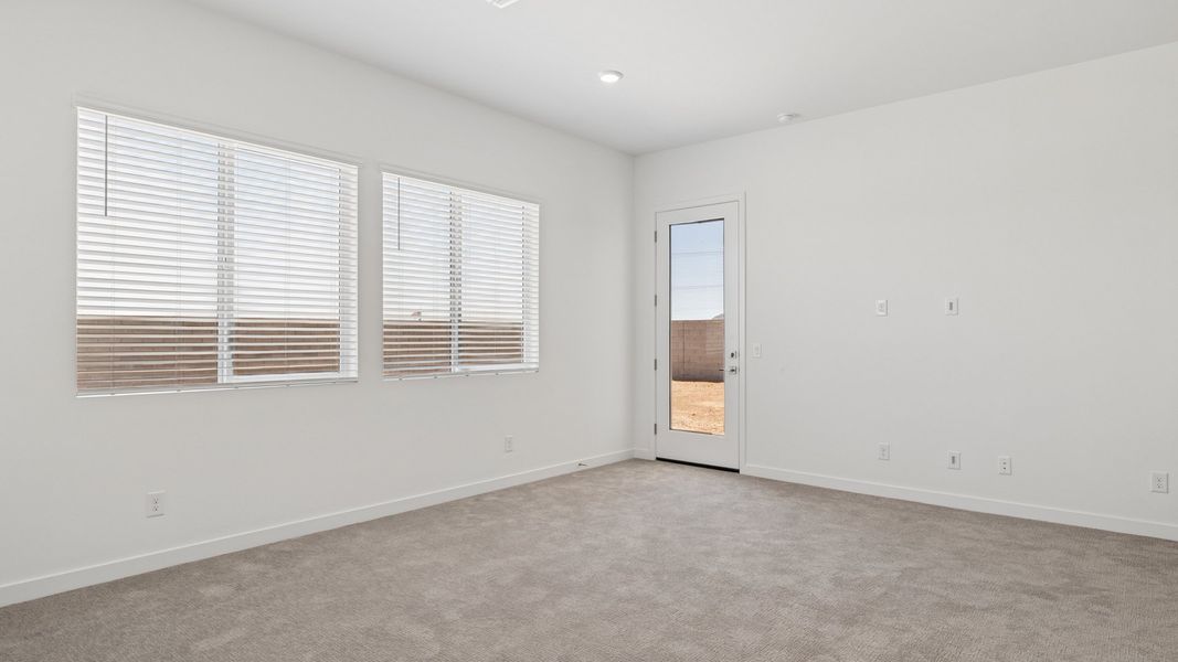 Spacious, unfurnished interior of a new home in The Ridge at Stone Butte, Phoenix (Image 29).