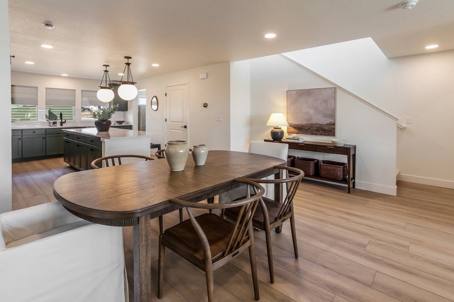 Representative furnished interior of a home built from the Marigold by Hartford Homes in Bloom, Fort Collins (Image 16).