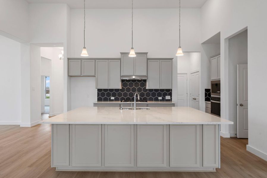 Furnished interior view inside a new home in Valencia, Manvel (Image 6). Furnished interior view inside a new home in Valencia, Manvel (Image 6).