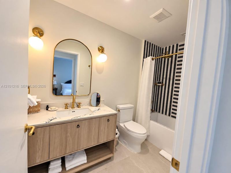 Furnished interior view inside a new home in NoMad Residences, Miami (Image 5).
