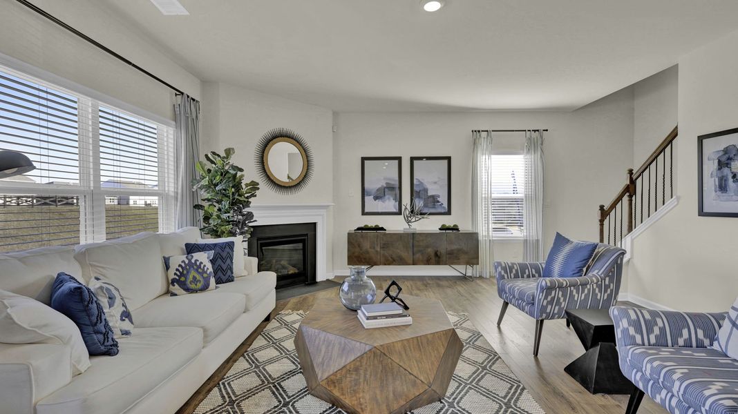 Furnished interior view inside a new home in Sweet Briar, Ooltewah (Image 11).