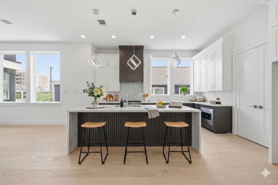 Furnished interior view inside a new home in , Houston (Image 13).