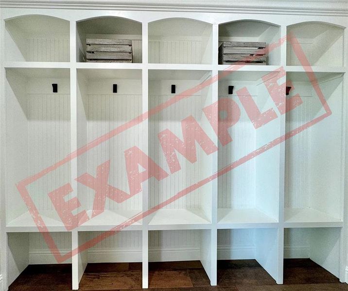 EXAMPLE - colors and finishings maybe different EXAMPLE - colors and finishings maybe different