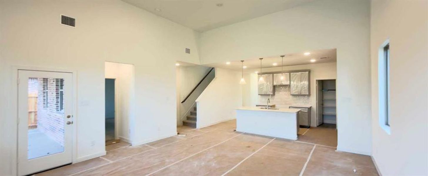 Open Kitchen-Dining Room Construction Progress