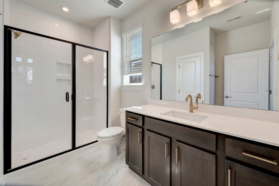 Representative furnished interior of a home built from the Aspen Creek by Tri Pointe Homes in Altis At Serenity | A 55+ Community, Fuquay Varina (Image 31).