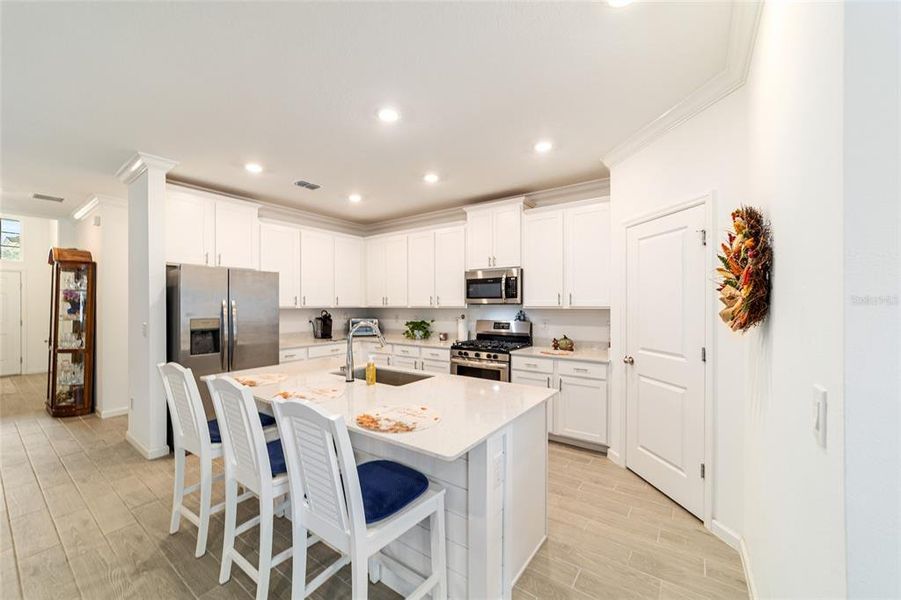 Furnished interior view inside a new home in Country Lane Estates, Williston (Image 15).