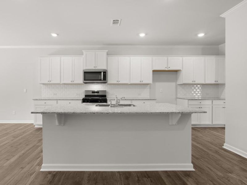 Furnished interior view inside a new home in Parkside at Carter Grove, Cartersville (Image 12).