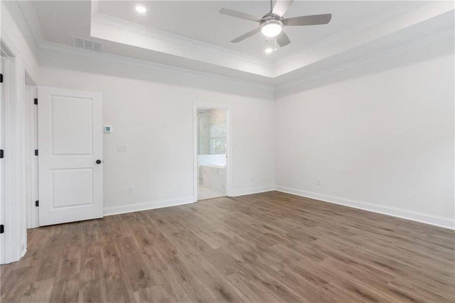 Spacious, unfurnished interior of a new home in Palisades Single Family, Cumming (Image 18). Spacious, unfurnished interior of a new home in Palisades Single Family, Cumming (Image 18).