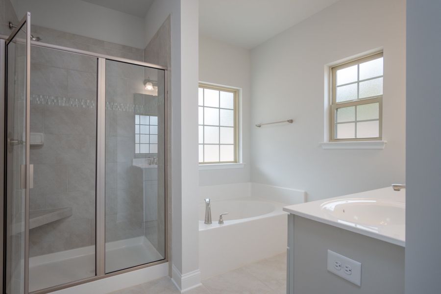 Representative furnished interior of a home built from the 3030 by Adams Homes in Parkland Place, Pace (Image 14).