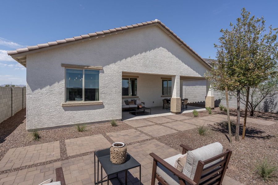 Backyard | Falcon | El Cidro | Goodyear, AZ | Landsea Homes