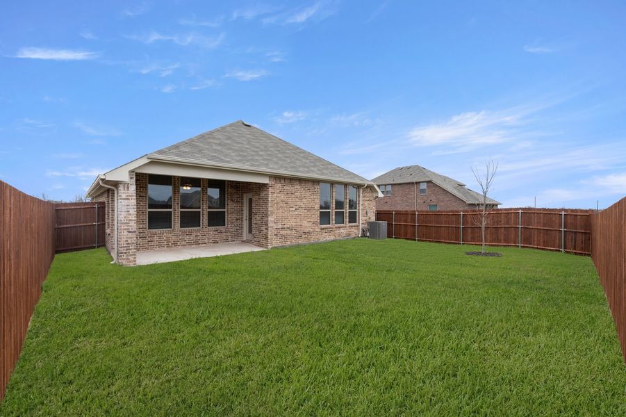 Front exterior of a new home in Mercer Meadows, Royse City, TX, highlighting curb appeal (Image 26). Front exterior of a new home in Mercer Meadows, Royse City, TX, highlighting curb appeal (Image 26).