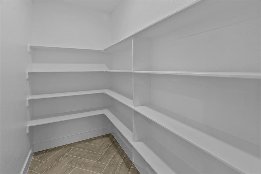 View of storage area