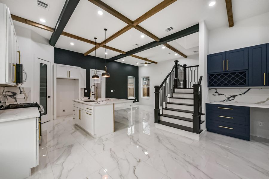 Furnished interior view inside a new home in , Houston (Image 6).