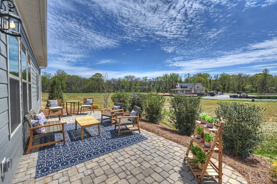 Representative exterior details of a home built from the Laney by Taylor Morrison in River Falls, Tega Cay (Image 3).