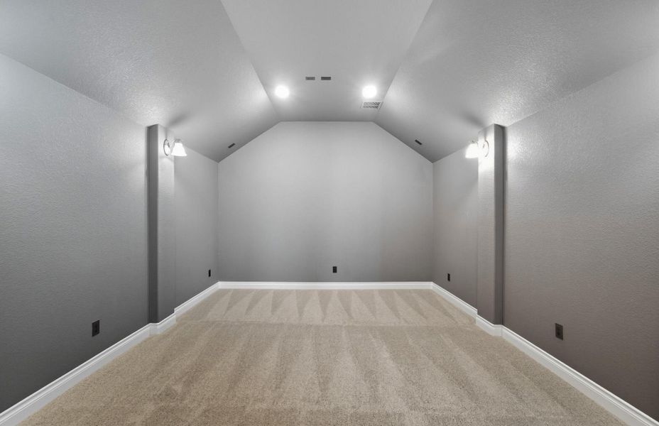 Spacious, unfurnished interior of a new home in Bridgeland 60′, Cypress (Image 29).