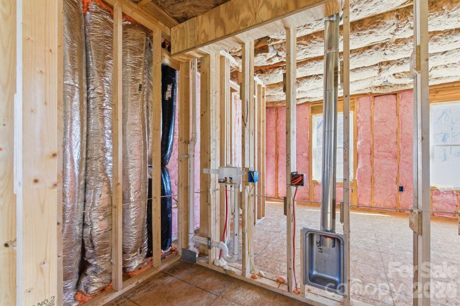 In-progress construction of a new home in , Statesville, NC (Image 22).