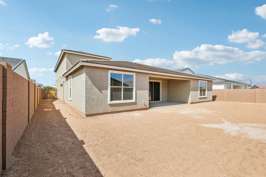 Exterior details and patio area of a home in Artisan at Asante, Surprise (Image 27). Exterior details and patio area of a home in Artisan at Asante, Surprise (Image 27).