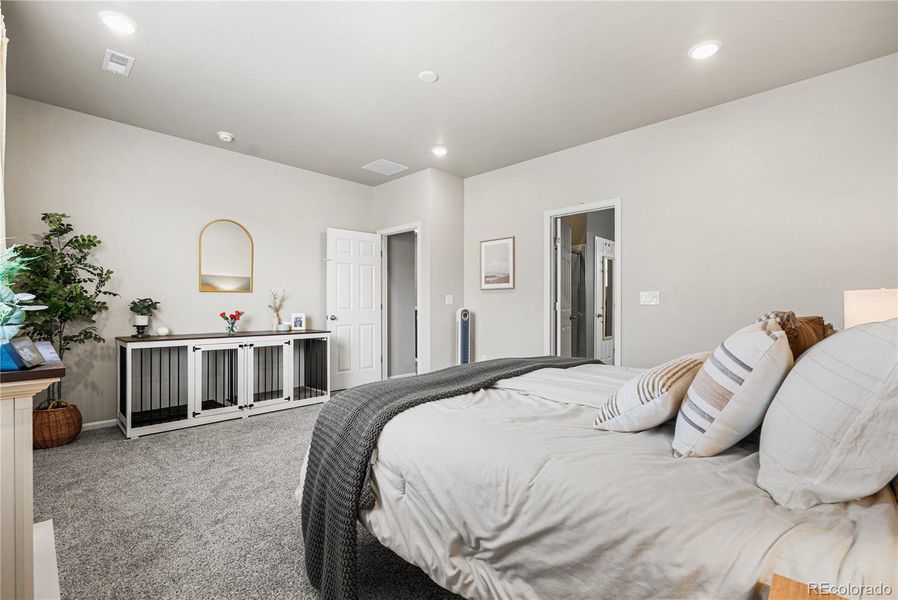 Furnished interior view inside a new home in Poudre Heights: The Alpine Collection, Windsor (Image 20).