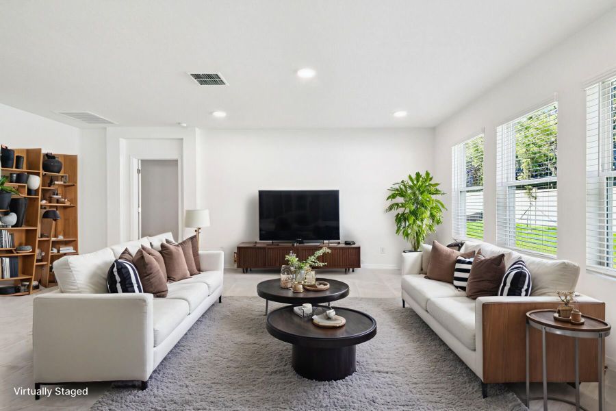 Family Room - Virtually Staged