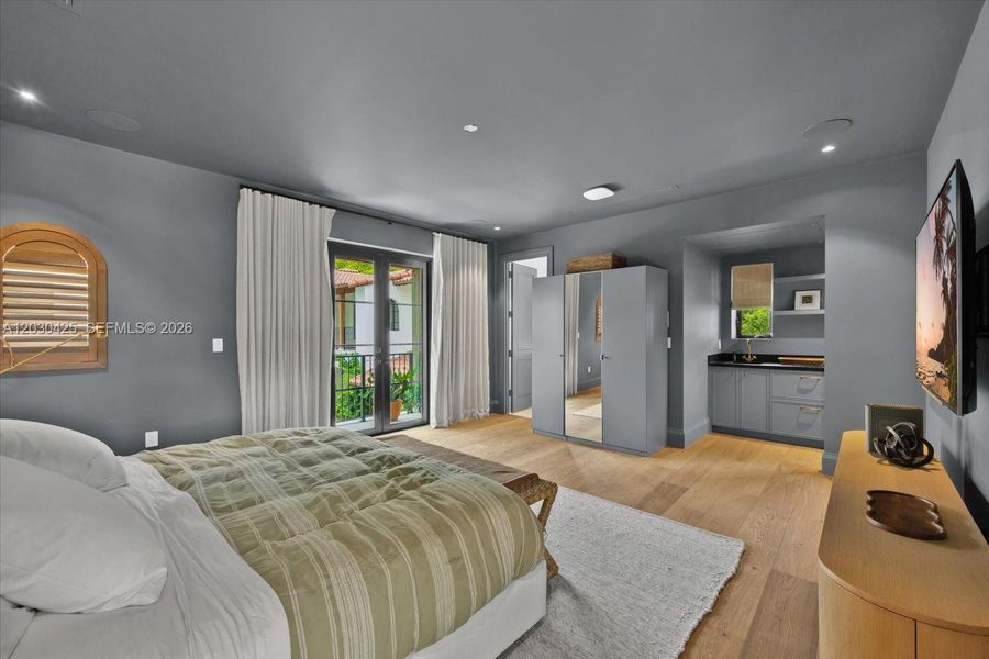 Furnished interior view inside a new home in , Coral Gables (Image 14). Furnished interior view inside a new home in , Coral Gables (Image 14).