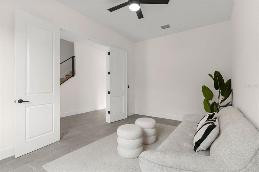 Furnished interior view inside a new home in , Tampa (Image 18). Furnished interior view inside a new home in , Tampa (Image 18).