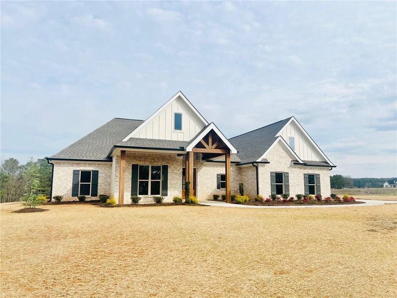 Front exterior of a new home in , Cartersville, GA, highlighting curb appeal (Image 28).