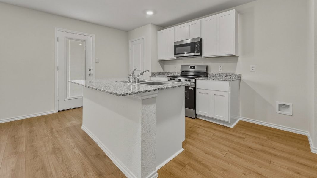 Furnished interior view inside a new home in Asher Oaks, Bonham (Image 6).