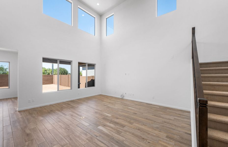 Spacious, unfurnished interior of a new home in Legado West, Queen Creek (Image 30).