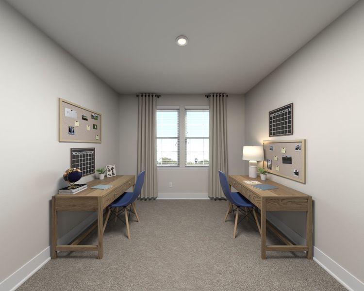 Furnished interior view inside a new home in Cadence Meadows, Zebulon (Image 7).