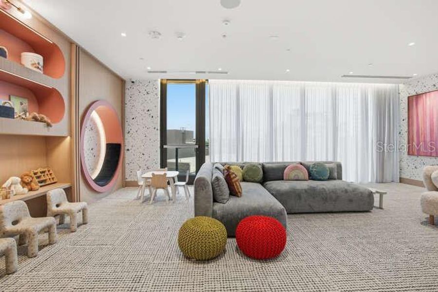 Furnished interior view inside a new home in , Tampa (Image 41).