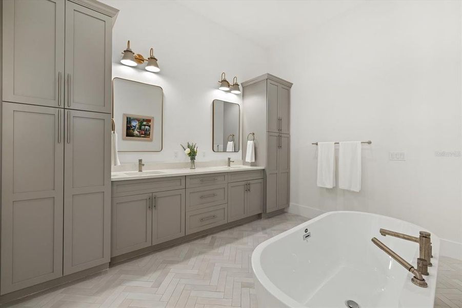 Furnished interior view inside a new home in , Parrish (Image 41).