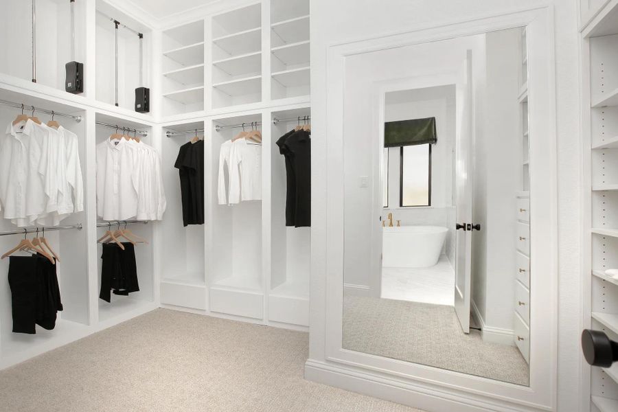 Presley III Primary Closet Presley III Primary Closet