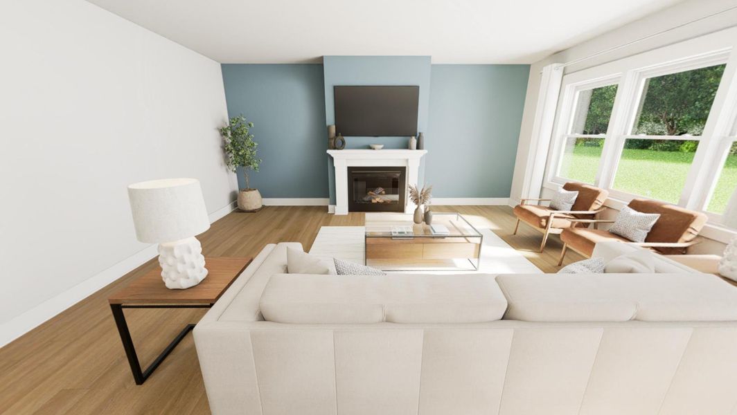 Furnished interior view inside a new home in Tupelo Junction, Mebane (Image 7).