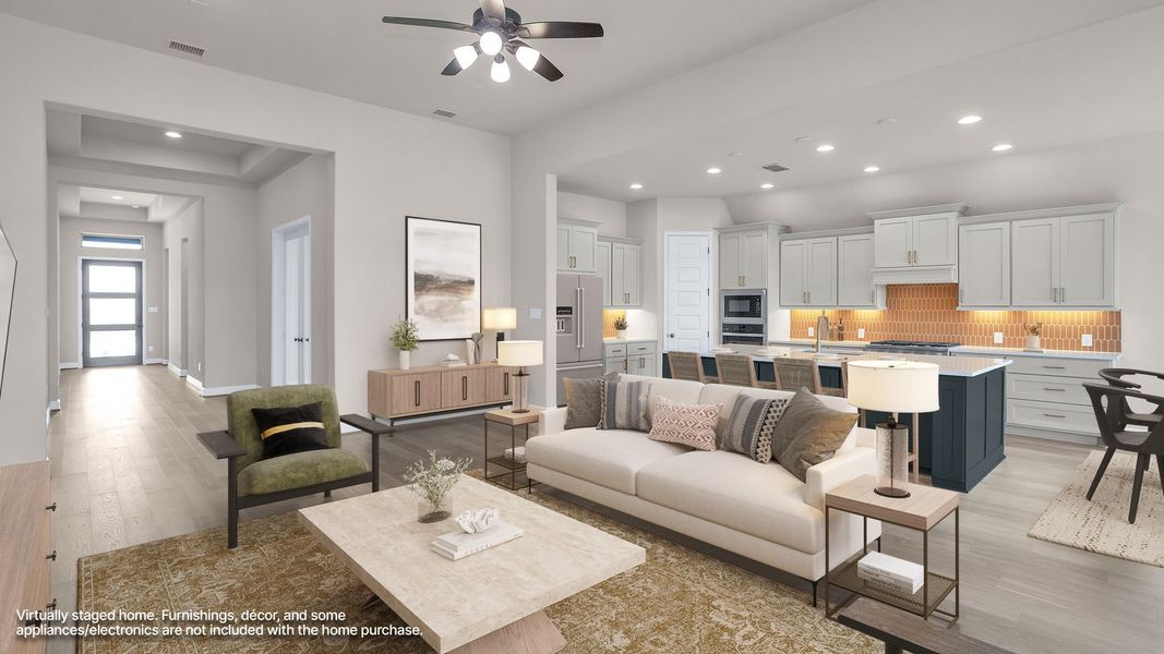 Furnished interior view inside a new home in Riceland, Mont Belvieu (Image 5).