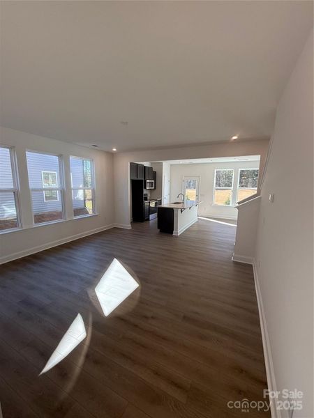 Family Room and Kitchen