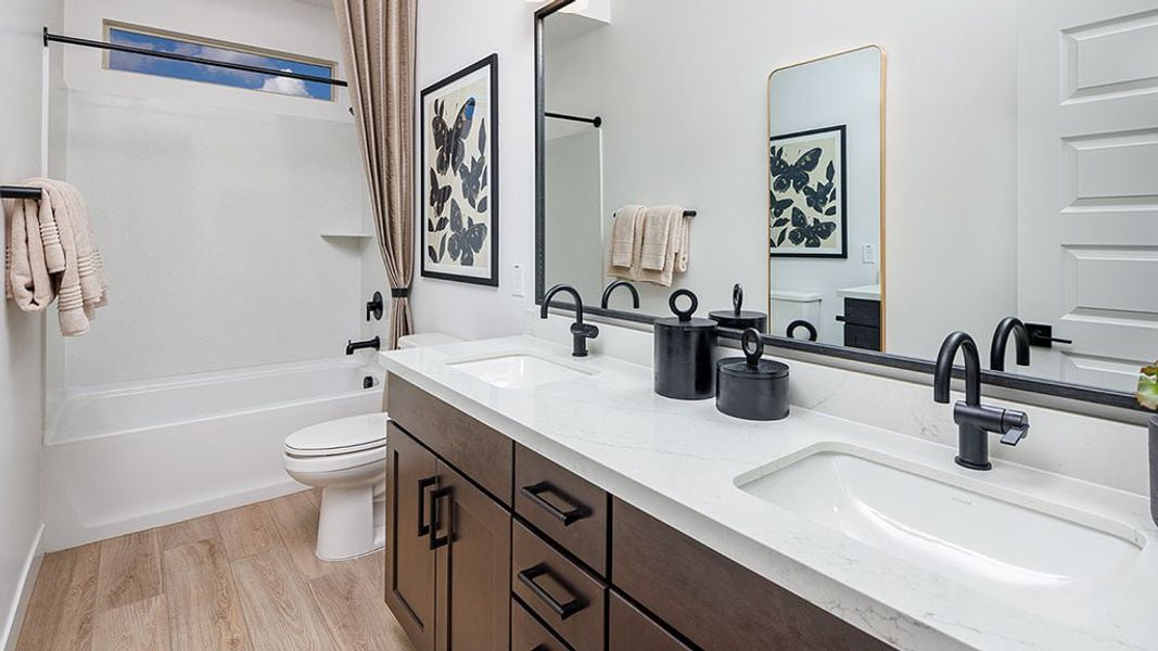 Representative furnished interior of a home built from the Cascade by Taylor Morrison in Saddleback, Peoria (Image 14). Representative furnished interior of a home built from the Cascade by Taylor Morrison in Saddleback, Peoria (Image 14).