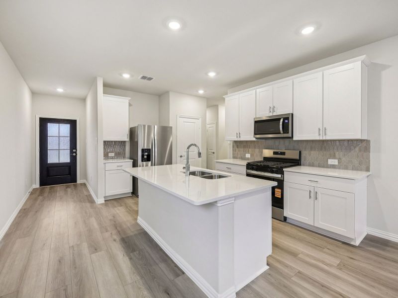 Furnished interior view inside a new home in Parks at Foster Crossing - Spring Series, Anna (Image 7).