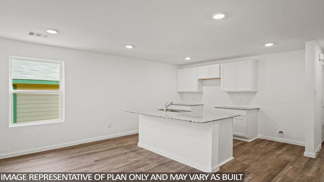 Furnished interior view inside a new home in McCrorey Trails, Conroe (Image 6).